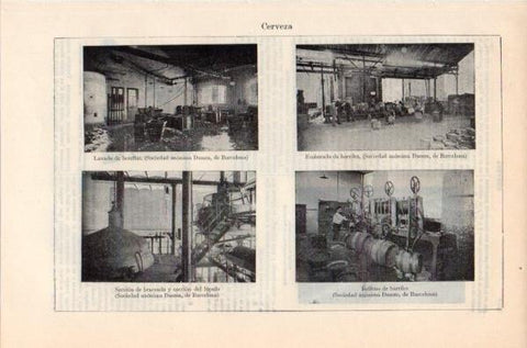 LAMINA V11963: Fabrica de cerveza