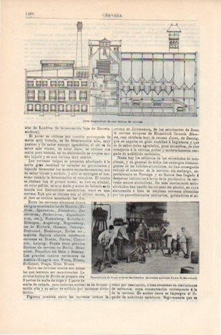 LAMINA V11964: Trabajadores de la fabrica Damm de Barcelona