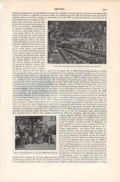 LAMINA V11959: Salon de la cerveceria de la Real Casa de Munich