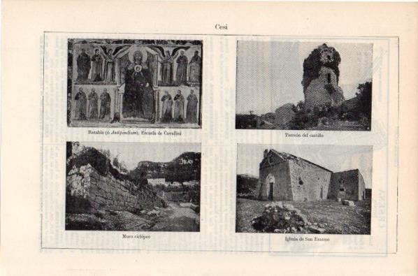LAMINA V11971: Torreon, muro e iglesia de Cesi