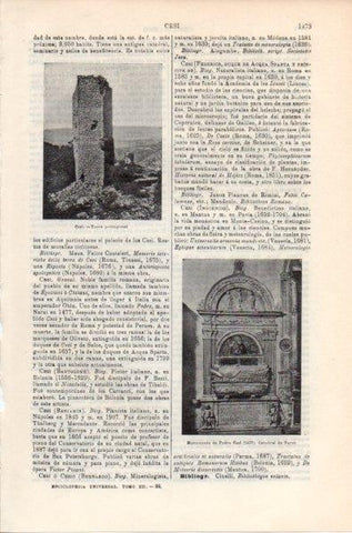 LAMINA V11972: Monumento de Pedro Cesi