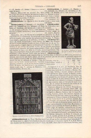 LAMINA V11941: Cerradura de un arca del siglo XV