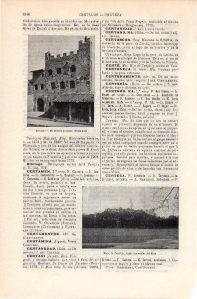 LAMINA V11948: Vista y palacio de Certaldo