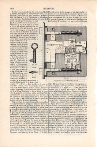 LAMINA V11939: Cerradura Chubb y Brahms