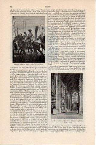 LAMINA V11560: Coro de la catedral de Liverpol, por G. Scott