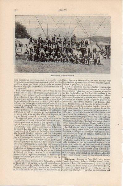 LAMINA V11565: Boy-scouts indios