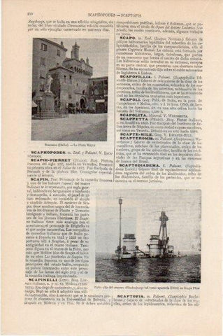 LAMINA V11552: Plaza Mayor de Scansano, Italia