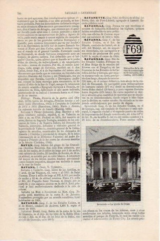 LAMINA V11542: Igleia de Cristo en Savannah