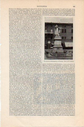 LAMINA V11547: Monumento a Savonarola en Ferrara
