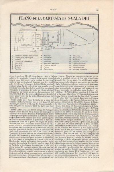 LAMINA V11551: Plano de la Cartuja de Scala Dei