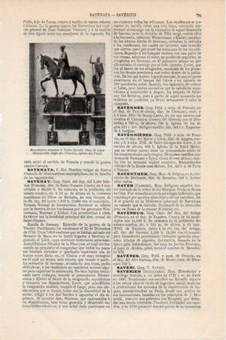 LAMINA V11545: Monumento a Pablo Savell siglo XV