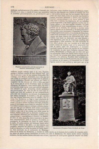 LAMINA V11603: Monumento a Schubert en Viena