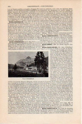 LAMINA V11591: Vista de Schluderbach, Italia