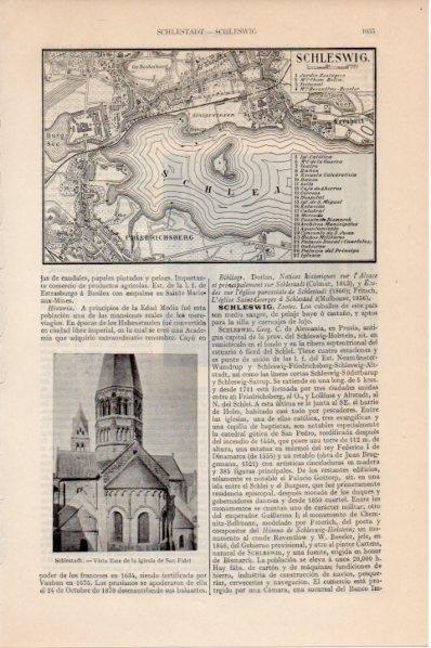 LAMINA V11589: Plano de Schleswig, Alemania