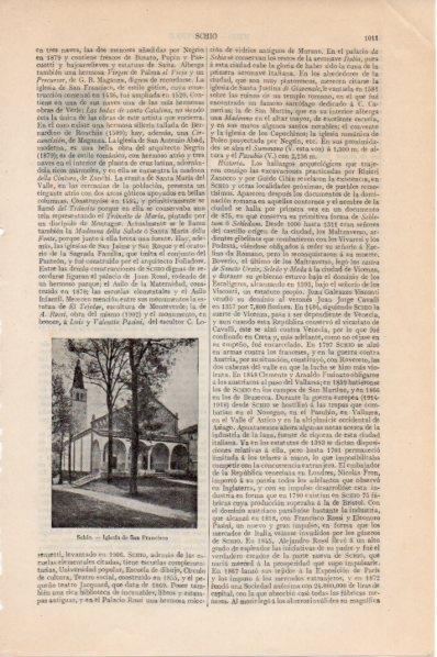 LAMINA V11586: Iglesia de San Francisco en Schio