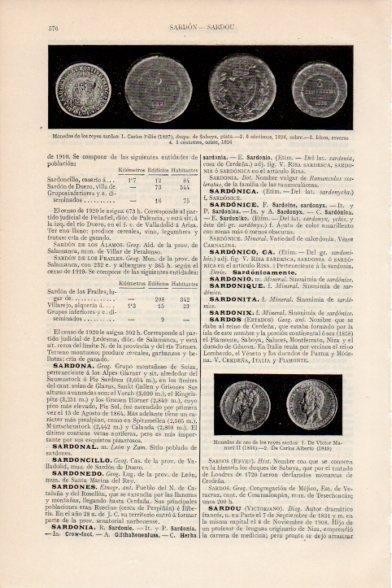 LAMINA V11486: Monedas de los reyes sardos