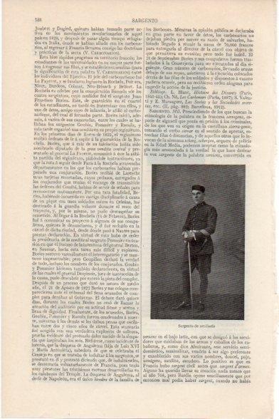 LAMINA V11493: Sargento de artilleria