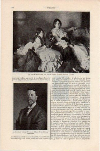 LAMINA V11490: Los hijos de Wertheimer, por Juan S. Sargent