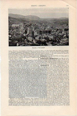 LAMINA V11466: Vista general de Sarajevo