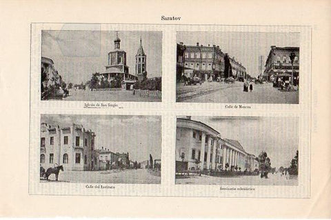 LAMINA V11471: Vistas de Saratov, Rusia
