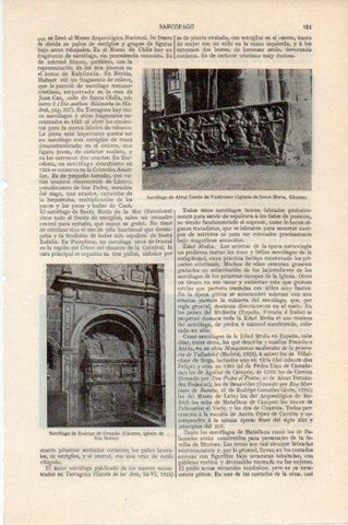 LAMINA V11478: Sarcofago de Rodrigo de Ovando en Caceres