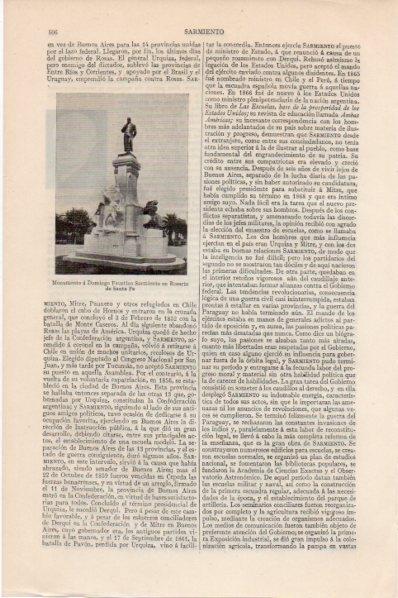 LAMINA V11498: Monumento Sarmiento en Rosario de Santa Fe