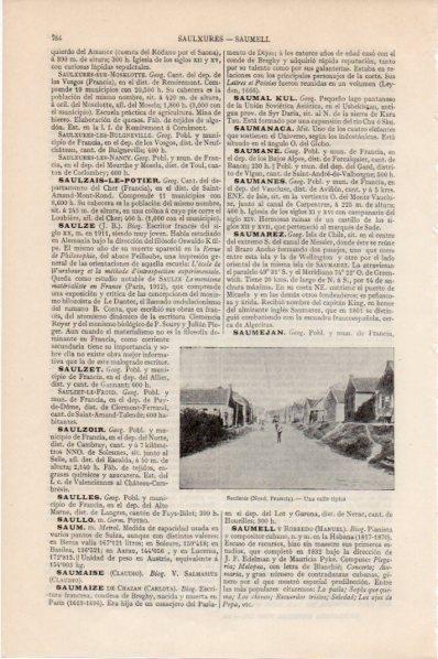 LAMINA V11532: Calle tipica en Saulzoir en Nord