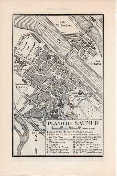 LAMINA V11533: Plano de Saumur