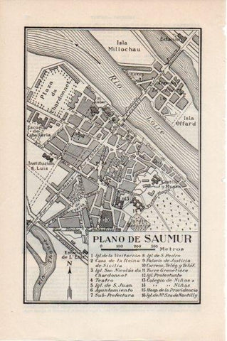 LAMINA V11533: Plano de Saumur