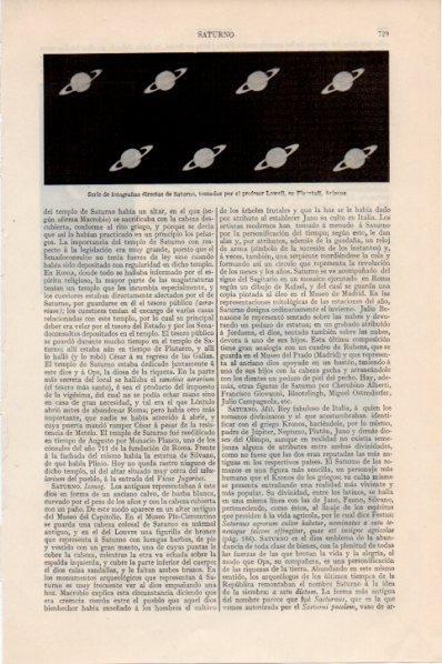 LAMINA V11527: Fotografias de Saturno 