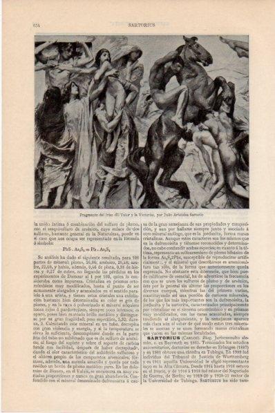 LAMINA V11508: Friso del Valor y la Victoria por Aristides Sartorio 