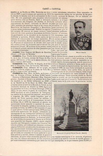 LAMINA V11709: Monumento a Manuel Cassola en Madrid