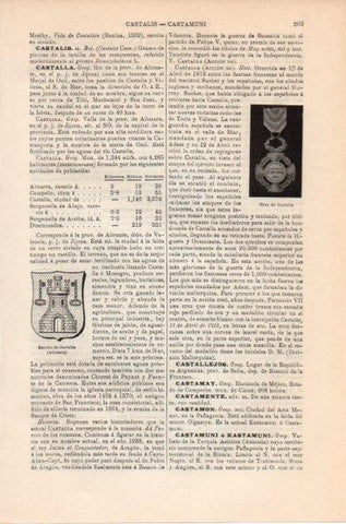 LAMINA V11711: Escudo y cruz de Castalla, Alicante
