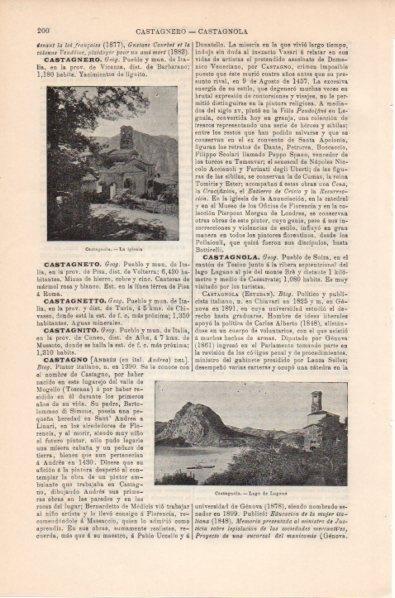 LAMINA V11710: Iglesia y lago de Castagnola