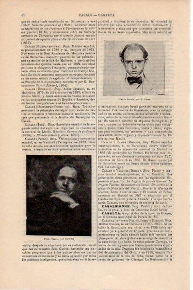 LAMINA V11686: Pablo Casals por R. Casas