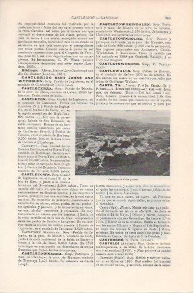 LAMINA V11740: Vista de Castleton, Inglaterra