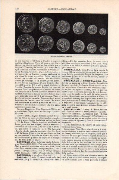 LAMINA V11753: Monedas de Castulo