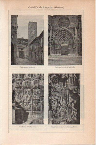 LAMINA V11726: Iglesia de Castello d'Ampuries