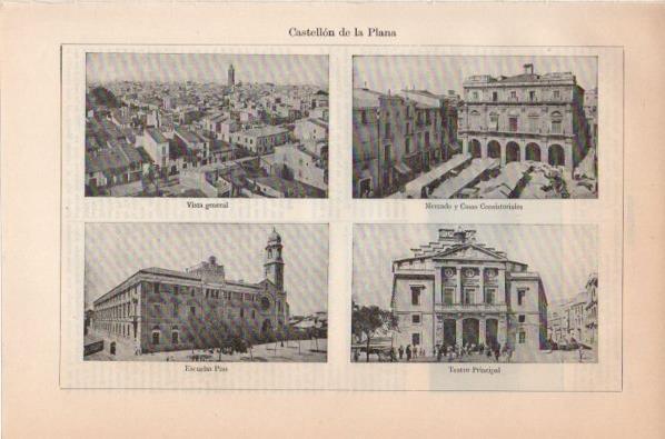 LAMINA V11728: Vistas de Castellon de la Plana