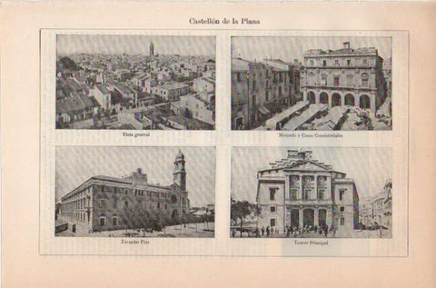 LAMINA V11728: Vistas de Castellon de la Plana