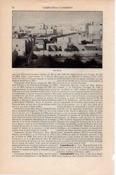 LAMINA V11683: Vista de Casablanca, Marruecos