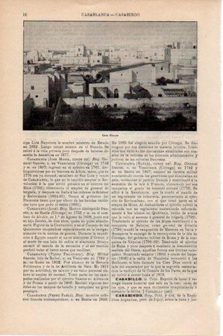 LAMINA V11683: Vista de Casablanca, Marruecos