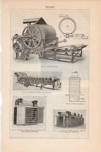 LAMINA V11630: Tambor secador 