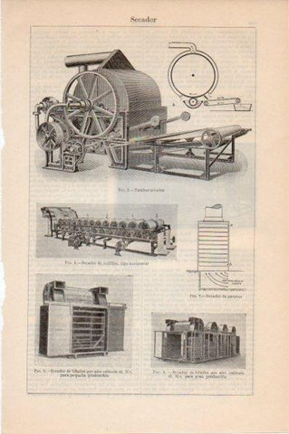 LAMINA V11630: Tambor secador 