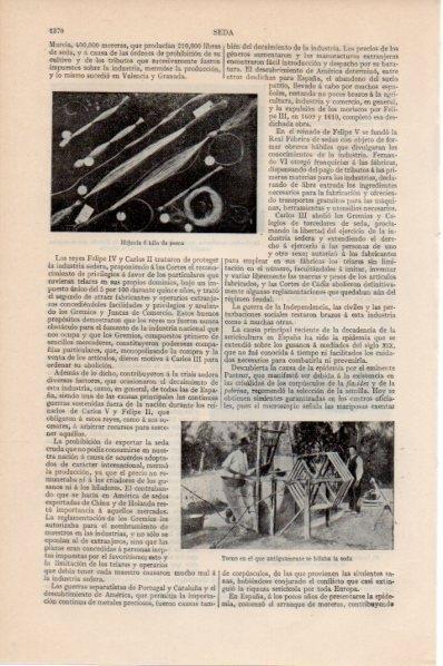 LAMINA V11637: Torno antiguo de hilado de seda