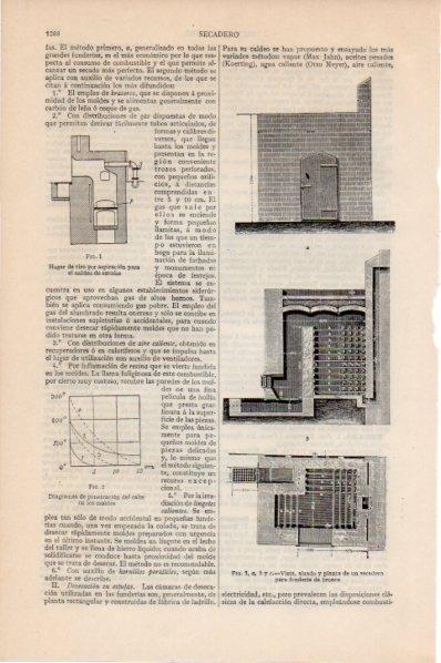 LAMINA V11626: Secadero para funderia de bronce