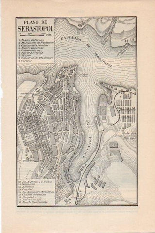 LAMINA V11622: Plano de Sebastopol 