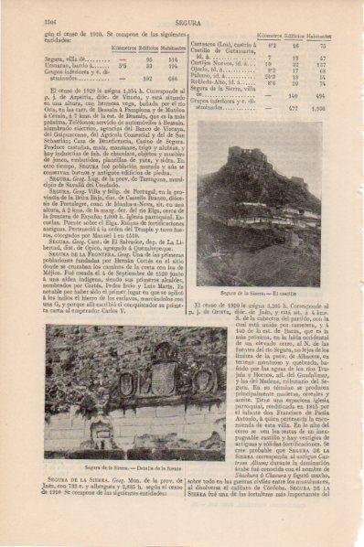 LAMINA V11670: Castillo de Segura de la Sierra
