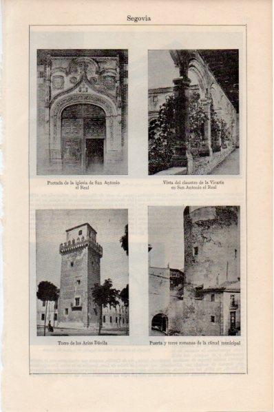 LAMINA V11663: Iglesia de San Antonio el Real en Segovia