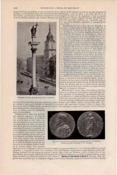 LAMINA V11649: Columna de Segismundo III en Varsovia